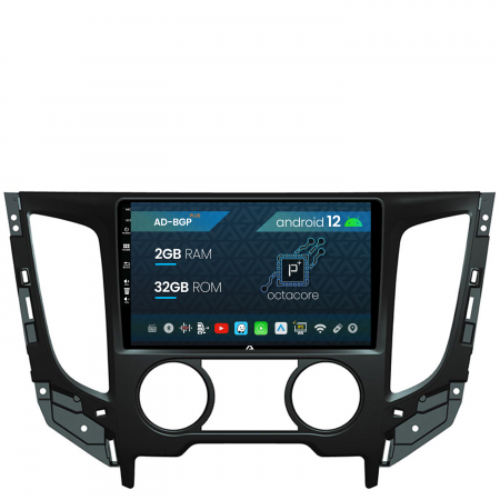 Mitsubishi - Navigatie Mitsubishi L200 (2014-2020), Android 12, P-Octacore / 2GB RAM + 32GB ROM, 9 Inch - AD-BGP9002+AD-BGRKIT273