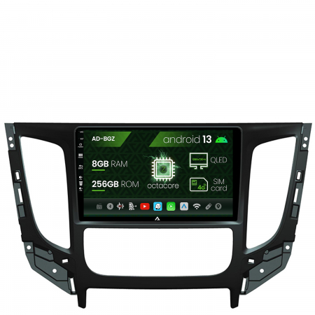 Navigații auto dedicate - Navigatie Mitsubishi L200 (2014-2020), Android 13, Z-Octacore / 8GB RAM + 256GB ROM, 9 Inch - AD-BGZ9008+AD-BGRKIT274