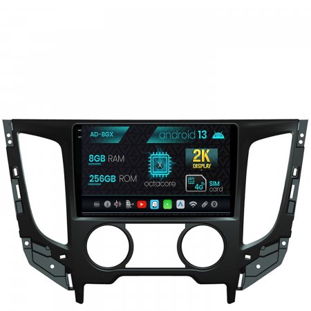 Navigații auto dedicate - Navigatie Mitsubishi L200 (2014-2020), Android 13, X-Octacore / 8GB RAM + 256GB ROM, 9.5 Inch - AD-BGX9008+AD-BGRKIT273