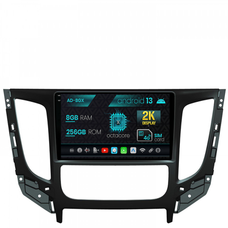 Navigații auto dedicate - Navigatie Mitsubishi L200 (2014-2020), Android 13, X-Octacore / 8GB RAM + 256GB ROM, 9.5 Inch - AD-BGX9008+AD-BGRKIT274