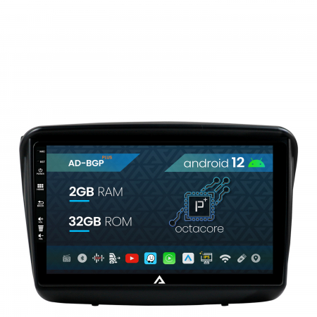 Mitsubishi - Navigatie Mitsubishi L200 / Pajero Sport, Android 12, P-Octacore / 2GB RAM + 32 GB ROM, 9 Inch - AD-BGP9002+AD-BGRKIT278