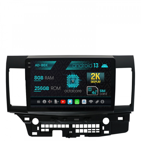 Navigații auto dedicate - Navigatie Mitsubishi Lancer (2007-2016), Android 13, X-Octacore / 8GB RAM + 256GB ROM, 10.36 Inch - AD-BGX10008+AD-BGRKIT269