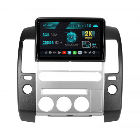 Nissan - Navigatie Nissan Pathfinder-Navara (2004-2014), Android 13, X-Octacore / 8GB RAM + 256GB ROM, 9.5 Inch - AD-BGX9008+AD-BGRKIT170V2