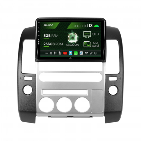 Nissan - Navigatie Nissan Pathfinder-Navara (2004-2014), Android 13, Z-Octacore / 8GB RAM + 256GB ROM, 9 Inch - AD-BGZ9008+AD-BGRKIT170V2