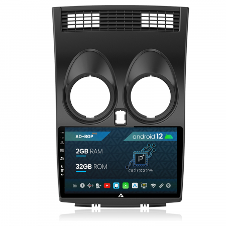 Nissan - Navigatie Nissan Qashqai (2006-2013), Android 12, P-Octacore / 2GB RAM + 32GB ROM, 9 Inch - AD-BGP9002+AD-BGRKIT161