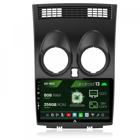 Nissan - Navigatie Nissan Qashqai (2006-2014), Android 13, Z-Octacore / 8GB RAM + 256GB ROM, 9 Inch - AD-BGZ9008+AD-BGRKIT161