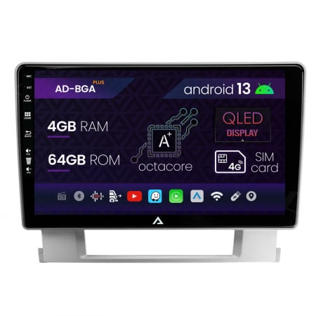 Astra J 2010-2015 - Navigatie Opel Astra J, Android 13, A-Octacore / 4GB RAM + 64GB ROM, 9 Inch - AD-BGA9004+AD-BGRKIT253