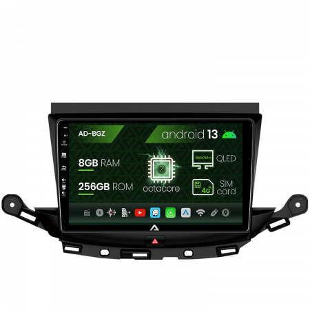 Astra K 2015 -&#62;&#62; - Navigatie Opel Astra K, Android 13, Z-Octacore / 8GB RAM + 256GB ROM, 9 Inch - AD-BGZ9008+AD-BGRKIT251