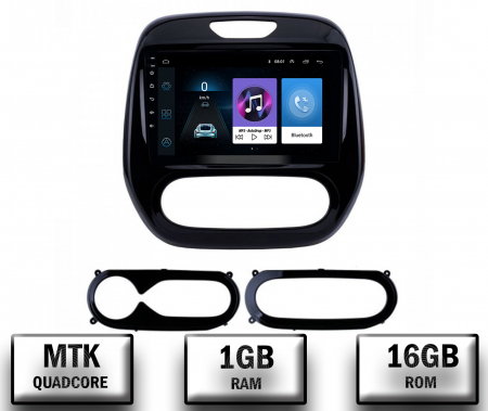 Navigații auto dedicate - Navigatie Renault Captur (2013-2019), Android 10, P-Quadcore / 1GB RAM + 16GB ROM, 9 Inch - AD-BGP9001+AD-BGRKIT378