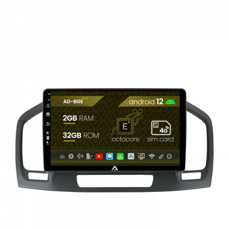 Insignia 2008-2013 - Navigatie Opel Insignia (2008-2013), Android 12, E-Octacore / 2GB RAM + 32GB ROM, 9 Inch - AD-BGE9002+AD-BGRKIT254