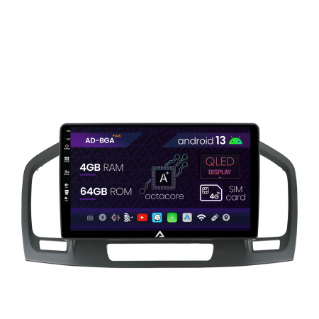 Opel - Navigatie Opel Insignia (2008-2013), Android 13, A-Octacore / 4GB RAM + 64GB ROM, 9 Inch - AD-BGA9004+AD-BGRKIT254