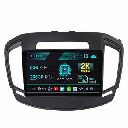 Insignia 2014-2016 - Navigatie Opel Insignia (2014-2016), Android 13, X-Octacore / 8GB RAM + 256GB ROM, 9.5 Inch - AD-BGX9008+AD-BGRKIT249