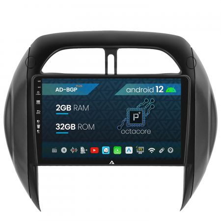 RAV4 2001-2005 - Navigatie Toyota RAV4 (2003-2005), Android 12, P-Octacore / 2GB RAM + 32GB ROM, 9 Inch - AD-BGP9002+AD-BGRKIT109V4
