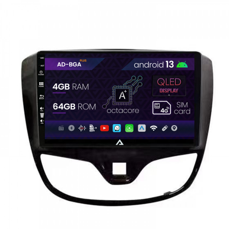 Navigații auto dedicate - Navigatie Opel Karl (2015-2019), Android 13, A-Octacore / 4GB RAM + 64GB ROM, 9 Inch - AD-BGA9004+AD-BGRKIT385