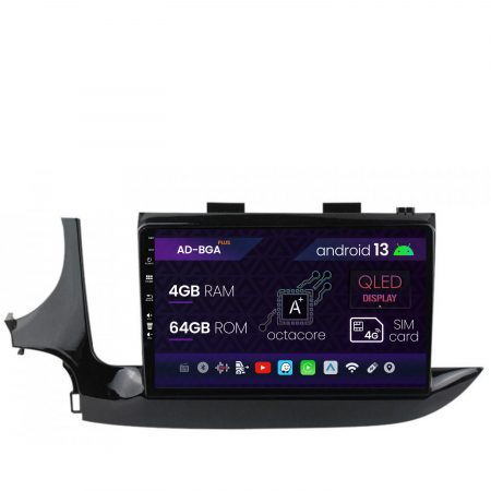 Opel - Navigatie Opel Mokka (2016-Prezent), Android 13, A-Octacore / 4GB RAM + 64GB ROM, 9 Inch - AD-BGA9004+AD-BGRKIT250