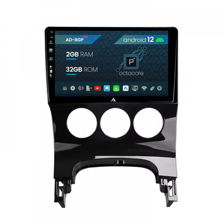 5008 (2009-2017) - Navigatie Peugeot 3008/5008, Android 12, P-Octacore / 2GB RAM + 32GB ROM, 9 Inch - AD-BGP9002+AD-BGRKIT260