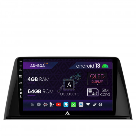 Peugeot - Navigatie Peugeot 308 (2012-2017), Android 13, A-Octacore / 4GB RAM + 64GB ROM, 9 Inch - AD-BGA9004+AD-BGRKIT257