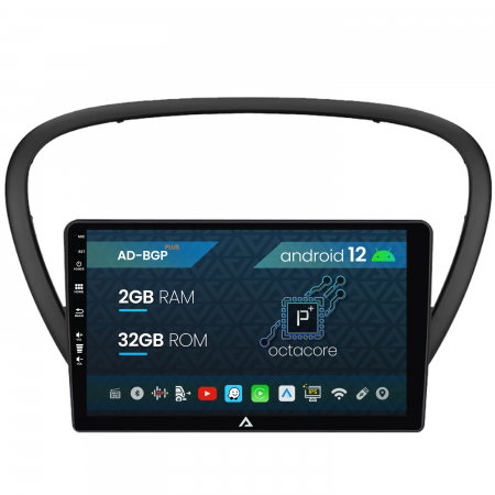Peugeot - Navigatie Peugeot 607 (2004-2011), Android 12, P-Octacore / 2GB RAM + 32GB ROM, 9 Inch - AD-BGP9002+AD-BGRKIT266V4