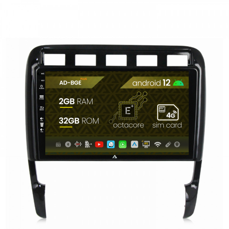 Playere si Accesorii Universale - Navigatie Porsche Cayenne (2002-2010), Android 12, E-Octacore / 2GB RAM + 32GB ROM, 9 Inch - AD-BGE9002+AD-BGRKIT057