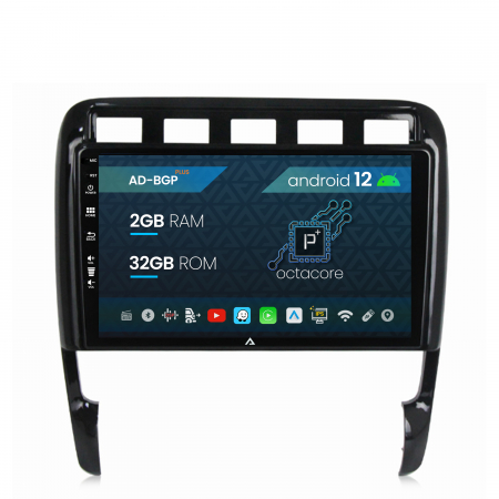 Playere si Accesorii Universale - Navigatie Porsche Cayenne (2002-2010), Android 12, P-Octacore / 2GB RAM + 32GB ROM, 9 Inch - AD-BGP9002+AD-BGRKIT057
