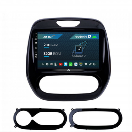 Navigații auto dedicate - Navigatie Renault Captur (2013-2019), Android 12, P-Octacore / 2GB RAM + 32GB ROM, 9 Inch - AD-BGP9002+AD-BGRKIT378
