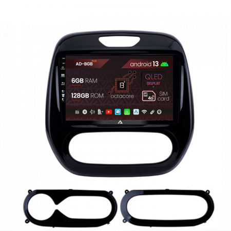 Navigații auto dedicate - Navigatie Renault Captur (2013-2019), Android 13, B-Octacore / 6GB RAM + 128GB ROM, 9 Inch - AD-BGB9006+AD-BGRKIT378