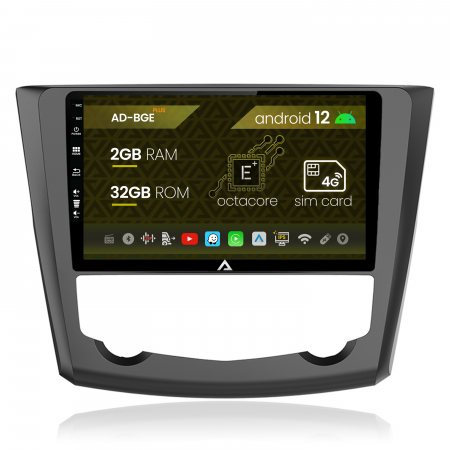 Renault - Navigatie Renault Kadjar, Android 12, E-Octacore / 2GB RAM + 32GB ROM, 9 Inch - AD-BGE9002+AD-BGRKIT364