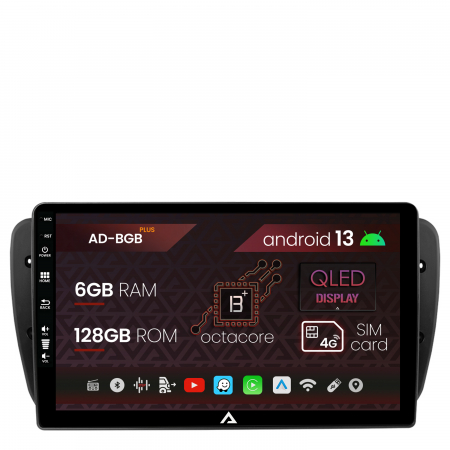 Navigații auto dedicate - Navigatie Seat Ibiza (2008-2013), Android 13, B-Octacore / 6GB RAM + 128GB ROM, 9 Inch - AD-BGB9006+AD-BGRKIT049