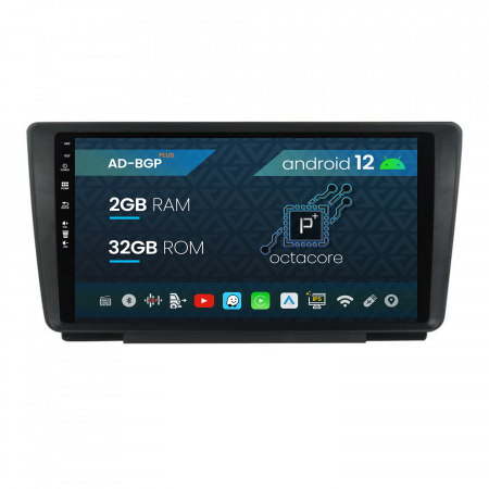 Octavia II Facelift 2008-2013 - Navigatie Skoda Octavia 2, Android 12, P-Octacore / 2GB RAM + 32GB ROM, 9 Inch - AD-BGP9002+AD-BGRKIT038