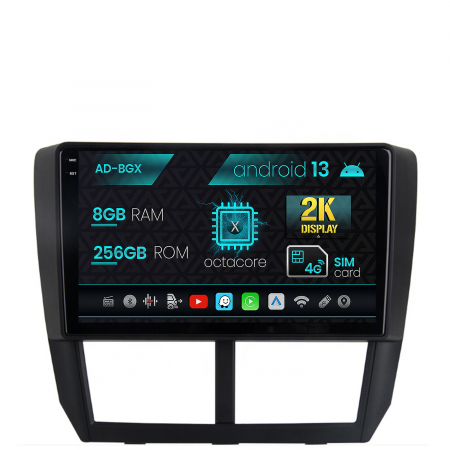 Subaru - Navigatie Subaru Forester (2007-2013), Android 13, X-Octacore / 8GB RAM + 256GB ROM, 9.5 Inch - AD-BGX9008+AD-BGRKIT333