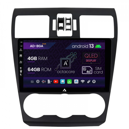 Subaru - Navigatie Subaru Forester (2012-2018), Android 13, A-Octacore / 4GB RAM + 64GB ROM, 9 Inch - AD-BGA9004+AD-BGRKIT334