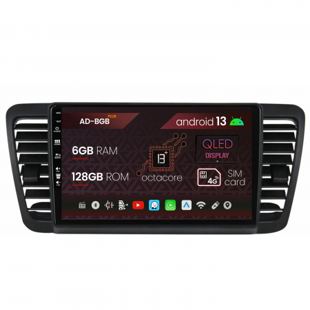 Subaru - Navigatie Subaru Legacy (2004-2010), Android 13, B-Octacore / 6GB RAM + 128GB ROM, 9 Inch - AD-BGB9006+AD-BGRKIT338