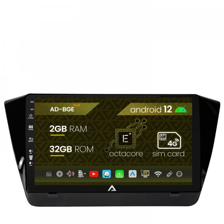Navigații auto dedicate - Navigatie Superb 3 (2015+), Android 12, E-Octacore / 2GB RAM + 32GB ROM, 10.1 Inch - AD-BGE10002+AD-BGRKIT034