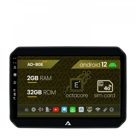 Alto 2000 - &#62;&#62; - Navigatie Suzuki Ignis (2016+), Android 12, E-Octacore / 2GB RAM + 32GB ROM, 9 Inch - AD-BGE9002+AD-BGRKIT308