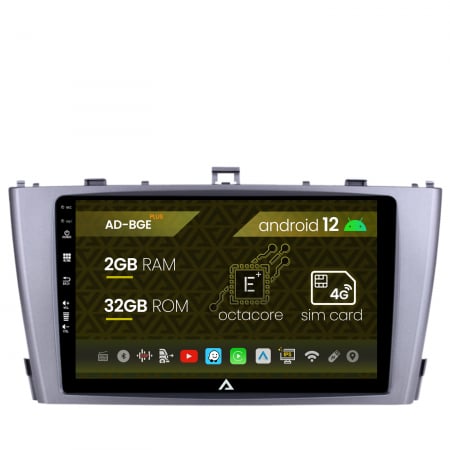 Avensis 2009-2015 - Navigatie Toyota Avensis (2008-2015), Android 12, E-Octacore / 2GB RAM + 32GB ROM, 9 Inch - AD-BGE9002+AD-BGRKIT093