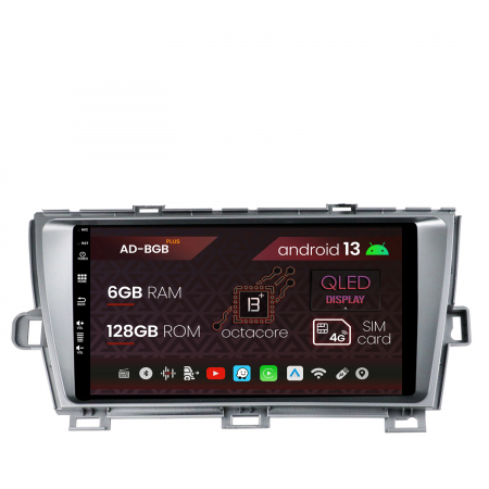 Prius 2005-2012 - Navigatie Toyota Prius (2009-2014), Android 13, B-Octacore / 6GB RAM + 128GB ROM, 9 Inch - AD-BGB9006+AD-BGRKIT089