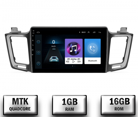 RAV4 2013-2018 - Navigatie Toyota RAV4 (2013-2018), Android 10, P-Quadcore / 1GB RAM + 16GB ROM, 10.1 Inch - AD-BGP10001+AD-BGRKIT060