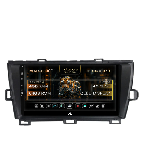 Toyota - Navigation Toyota Prius (2009-2014), Android, A-Octacore / 4GB RAM + 64GB ROM, 9 Inch - AD-BGA9004+AD-BGRKIT089-B