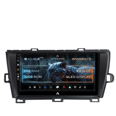 Toyota - Navigation Toyota Prius (2009-2014), Android, E-Octacore / 2GB RAM + 32GB ROM, 9 Inch - AD-BGE9002+AD-BGRKIT089-B