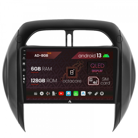 RAV4 2001-2005 - Navigatie Toyota RAV4 (2003-2005), Android 13, B-Octacore / 6GB RAM + 128GB ROM, 9 Inch - AD-BGB9006+AD-BGRKIT109V4
