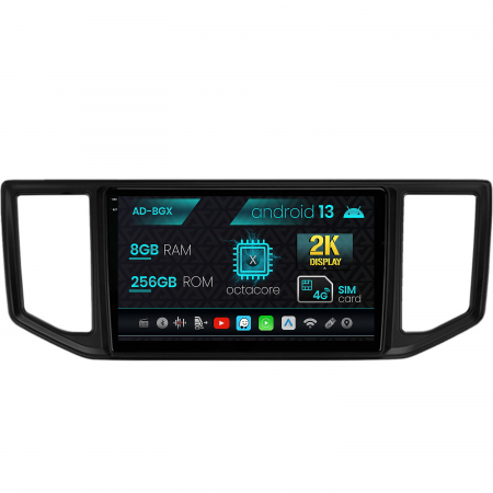 Navigații auto dedicate - Navigatie Volkswagen Crafter (2017+), Android 13, X-Octacore / 8GB RAM + 256GB ROM, 10.36 Inch - AD-BGX10008+AD-BGRKIT056