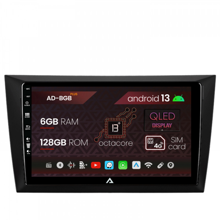 Golf 6 2009-2012 - Navigatie Volkswagen Golf 6, Android 13, B-Octacore / 6GB RAM + 128GB ROM, 9 Inch - AD-BGB9006+AD-BGRKIT024V2