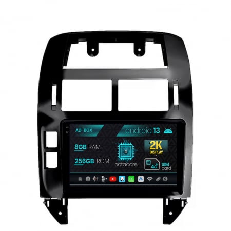 Volkswagen - Navigatie Volkswagen Polo (2004-2011), Android 13, X-Octacore / 8GB RAM + 256GB ROM, 9.5 Inch - AD-BGX9008+AD-BGRKIT033OLD