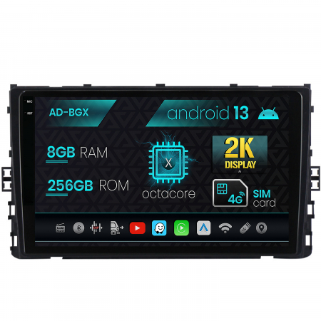 Volkswagen - Navigatie Volkswagen T-Roc (2017-Prezent), Android 13, Z-Octacore / 8GB RAM + 256GB ROM, 9.5 Inch - AD-BGX9008+AD-BGRKIT041-V2