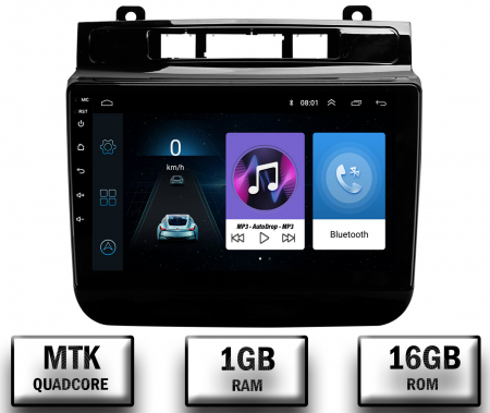 Navigații auto dedicate - Navigatie Volkswagen Touareg (2010-2018), P-Quadcore / 1GB RAM + 16GB ROM, 9 Inch - AD-BGP9001+AD-BGRKIT051