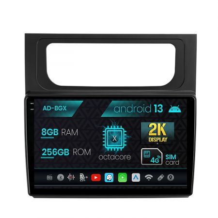 Navigații auto dedicate - Navigatie Volkswagen Touran (2010-2016), Android 13, Z-Octacore / 8GB RAM + 256GB ROM, 10.36 Inch - AD-BGX10008+AD-BGRKIT042