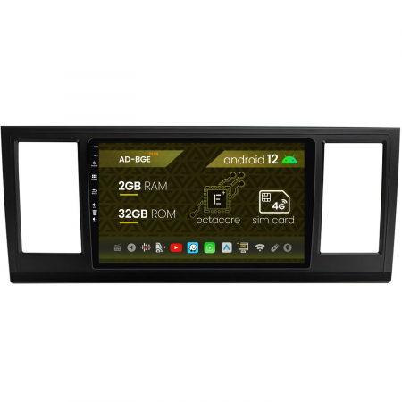 Volkswagen - Navigatie Volkswagen Transporter / Caravelle / Multivan T6 (2015+), Android 11, E-Quadcore / 2GB RAM + 32GB ROM, 9 Inch - AD-BGE9002+AD-BGRKIT056V2