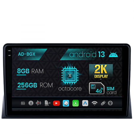 Navigații auto dedicate - Navigatie VW Multivan T5 (2003-2015), Android 13, Z-Octacore / 8GB RAM + 256GB ROM, 9.5 Inch - AD-BGX9008+AD-BGRKIT025T5