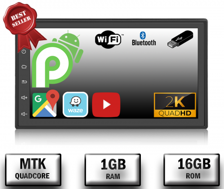 Daihatsu - [BEST SELLER] Navigatie All-in-one, Android 10, 1GB RAM & 16GB Memorie, 7Inch - AD-BGP1001