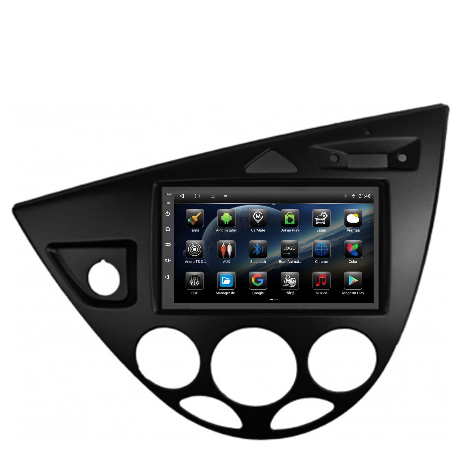 Navigatie Ford Focus 1 (1998-2004), Android, P-Octacore / 2GB RAM + 32GB ROM, 7 Inch - AD-BGP1002+AD-BGRFR036 [2]